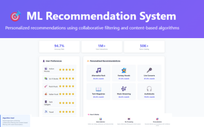 ML Recommendation Engine